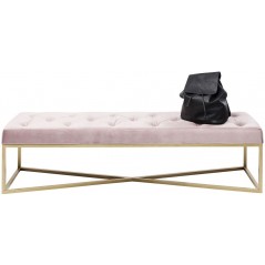 Bench Crossover Rose Brass 150x40cm